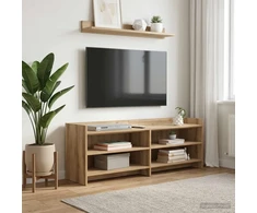 TV staliukas Televizoriaus spintelė 135 x 33 x 47 cm Artisano ąžuolo