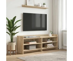 TV staliukas Televizoriaus spintelė 135 x 33 x 47 cm Sonoma ąžuolas