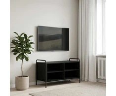 TV staliukas Televizoriaus spintelė 140 x 39,5 x 50 cm Juodojo ąžuolo