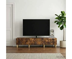 TV staliukas Televizoriaus spintelė 147 x 34,5 x 30 cm Dūminio ąžuolo