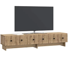 TV staliukas Televizoriaus spintelė 147 x 34,5 x 30 cm Artisano ąžuolo