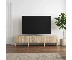 TV staliukas Televizoriaus spintelė 147 x 34,5 x 30 cm Sonoma ąžuolas