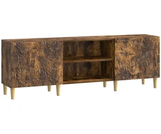 TV staliukas Televizoriaus spintelė 150 x 31 x 50 cm Dūminio ąžuolo