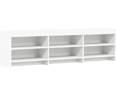 TV staliukas Televizoriaus spintelė 168 x 33 x 47 cm Balta Apdirbta mediena