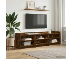 TV staliukas Televizoriaus spintelė 168 x 33 x 47 cm Dūminio ąžuolo