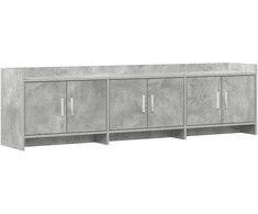 TV staliukas Televizoriaus spintelė 168 x 33 x 47 cm Betono pilka