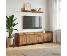 TV staliukas Televizoriaus spintelė 168 x 33 x 47 cm Sendintos medienos