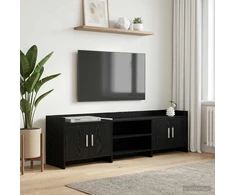 TV staliukas Televizoriaus spintelė 168 x 33 x 47 cm Juodojo ąžuolo