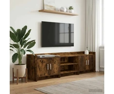 TV staliukas Televizoriaus spintelė 168 x 33 x 47 cm Dūminio ąžuolo