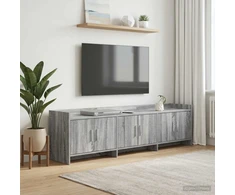 TV staliukas Televizoriaus spintelė 168 x 33 x 47 cm Pilka Sonoma