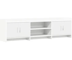 TV staliukas Televizoriaus spintelė 168 x 33 x 47 cm Balta Apdirbta mediena