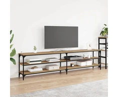 TV staliukas Televizoriaus spintelė 200 x 30 x 50 cm Amatininkų ąžuolas