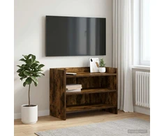 TV staliukas Televizoriaus spintelė 60 x 33 x 47 cm Dūminio ąžuolo