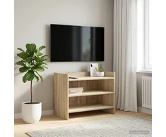 TV staliukas Televizoriaus spintelė 60 x 33 x 47 cm Sonoma ąžuolas
