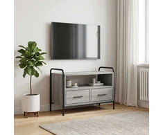 TV staliukas Televizoriaus spintelė 67,5 x 33 x 50 cm Pilka Sonoma