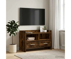 TV staliukas Televizoriaus spintelė 71,5 x 33 x 47 cm Dūminio ąžuolo