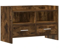 TV staliukas Televizoriaus spintelė 71,5 x 33 x 47 cm Dūminio ąžuolo