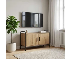 TV staliukas Televizoriaus spintelė 79,5 x 33 x 50 cm Artisano ąžuolo