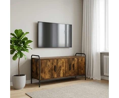 TV staliukas Televizoriaus spintelė 79,5 x 33 x 50 cm Dūminio ąžuolo