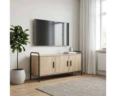 TV staliukas Televizoriaus spintelė 79,5 x 33 x 50 cm Sonoma ąžuolas