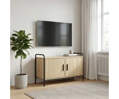TV staliukas Televizoriaus spintelė 79,5 x 33 x 50 cm Sonoma ąžuolas