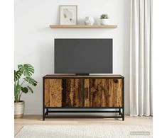 TV staliukas Televizoriaus spintelė 80 x 34,5 x 40 cm Sendintos medienos