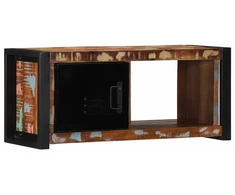 TV staliukas televizoriaus spintelė 80x30x35 cm Regeneruota medžio masyva