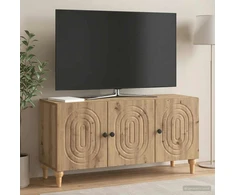 TV staliukas Televizoriaus spintelė 99 x 34,5 x 50 cm Artisano ąžuolo