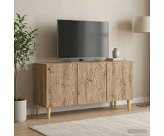 TV staliukas Televizoriaus spintelė 99 x 34,5 x 50 cm Artisano ąžuolo