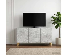 TV staliukas Televizoriaus spintelė 99 x 34,5 x 50 cm Betono pilka