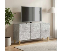TV staliukas Televizoriaus spintelė 99 x 34,5 x 50 cm Betono pilka