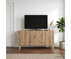 TV staliukas Televizoriaus spintelė 99 x 34,5 x 50 cm Artisano ąžuolo