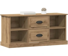 TV staliukas Televizoriaus spintelė 99,5 x 35,5 x 48 cm Amatininkų ąžuolas