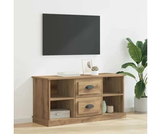 TV staliukas Televizoriaus spintelė 99,5 x 35,5 x 48 cm Amatininkų ąžuolas