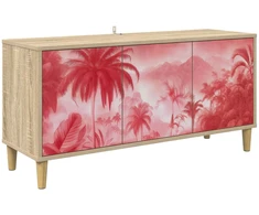TV staliukas Televizoriaus spintelė AACHEN 102 x 33 x 50 cm Sonoma ąžuolo