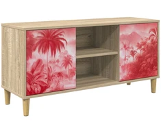 TV staliukas Televizoriaus spintelė AACHEN 102 x 33 x 50 cm Sonoma ąžuolo