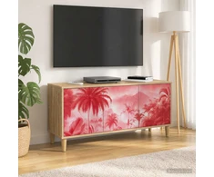 TV staliukas Televizoriaus spintelė AACHEN 102 x 33 x 50 cm Sonoma ąžuolo