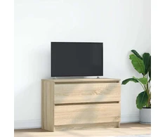 TV staliukas Televizoriaus spintelė, ąžuolo, 80x35x54 cm, apdirbta mediena