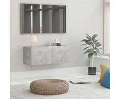 TV staliukas Televizoriaus spintelė, betono, 80x30x30cm, apdirbta mediena
