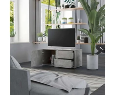 TV staliukas Televizoriaus spintelė, betono, 80x34x36cm, apdirbta mediena