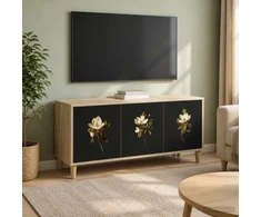 TV staliukas Televizoriaus spintelė BREMEN 102 x 33 x 50 cm Sonoma ąžuolo