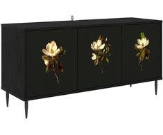 TV staliukas Televizoriaus spintelė BREMEN 102 x 33 x 51 cm Juodojo ąžuolo