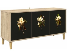 TV staliukas Televizoriaus spintelė BREMEN 102 x 33 x 50 cm Sonoma ąžuolo