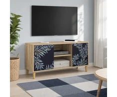 TV staliukas Televizoriaus spintelė DOKKUM 102 x 33 x 50 cm Sonoma ąžuolo