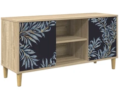 TV staliukas Televizoriaus spintelė DOKKUM 102 x 33 x 50 cm Sonoma ąžuolo