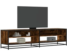 TV staliukas Televizoriaus spintelė, dūminio ąžuolo, 180,5x40x46cm, mediena