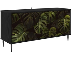TV staliukas Televizoriaus spintelė ELBURG 102 x 33 x 51 cm Juodojo ąžuolo