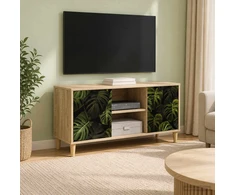 TV staliukas Televizoriaus spintelė ELBURG 102 x 33 x 50 cm Sonoma ąžuolo