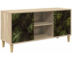 TV staliukas Televizoriaus spintelė ELBURG 102 x 33 x 50 cm Sonoma ąžuolo