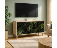TV staliukas Televizoriaus spintelė ELBURG 102 x 33 x 50 cm Sonoma ąžuolo